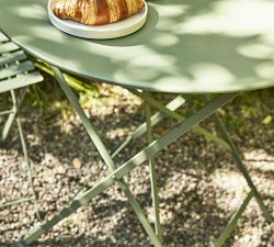 Fermob Metal Round Outdoor Bistro Table (24&quot; - 38&quot;)