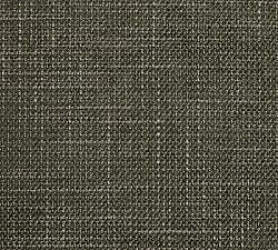 Open Box: Maison Upholstered Dining Chair - Performance Slub Weave Moss, Antique Bronze Leg