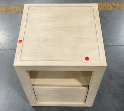 Open Box: Cayman Charging Nightstand (16&quot;), Individual - Biscotti