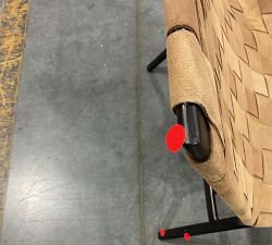 Open Box: Shay Leather Armchair - Light Caramel