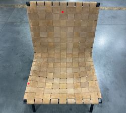 Open Box: Shay Leather Armchair - Light Caramel