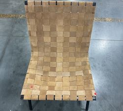 Open Box: Shay Leather Armchair - Light Caramel