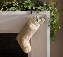 Mink Faux Fur Stocking