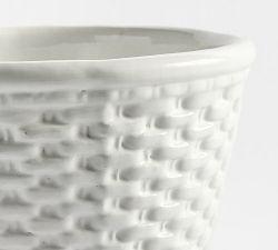 Ceramic Woven Cachepots