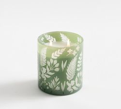 Etched Botanical Candle - Fig Grove &amp; Thyme