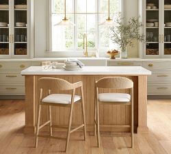 Cooper Flared Ribbed Glass Pendant (12")