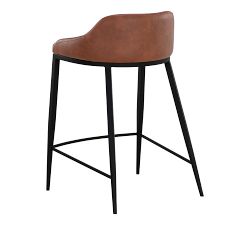 Evanna Faux Leather Counter Stool