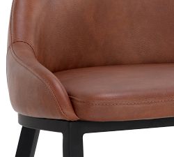 Evanna Faux Leather Counter Stool