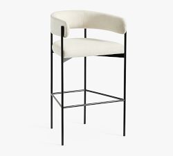Maison Barrel Back Upholstered Bar Stool