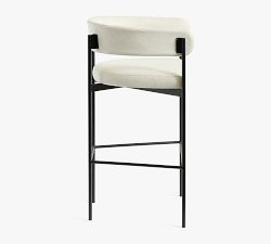 Maison Barrel Back Upholstered Bar Stool
