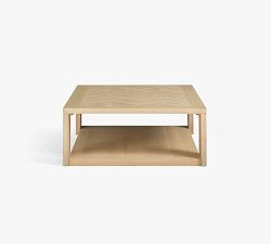 Pottery Barn Blair Herringbone Coffee Table - Thumbnail 4