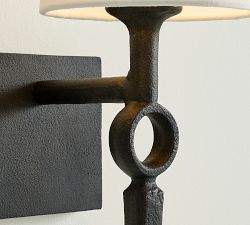 Easton Forged-Iron Sconce (18'')