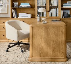 Baldwin Upholstered Swivel Desk Chair