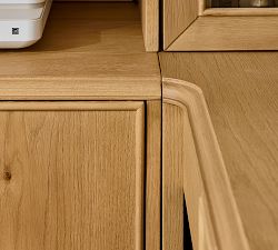 Hartford Peninsula Desk with Storage Cabinet (68")