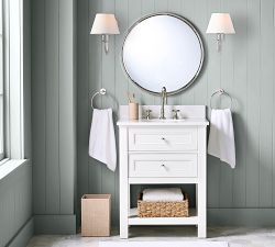 Holmes Linen Shade Sconce (10")