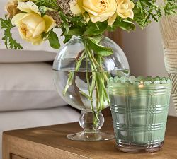 Glass Orb Vase
