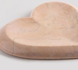 Pink Marble Heart Catchall