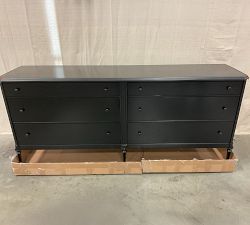 Open Box: Cassian 6-Drawer Dresser (78&quot;) - Black