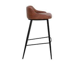 Evanna Faux Leather Barstool