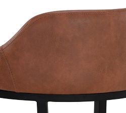 Evanna Faux Leather Barstool