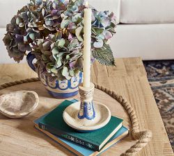 Reclaimed Wood &amp; Rope Tray