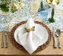 Beaded Butterfly Napkin Rings - Set of 4