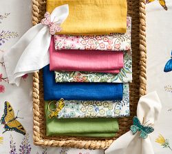 Beaded Butterfly Napkin Rings - Set of 4