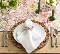 Beaded Butterfly Napkin Rings - Set of 4