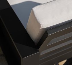 Malibu Metal Swivel Outdoor Lounge Chair