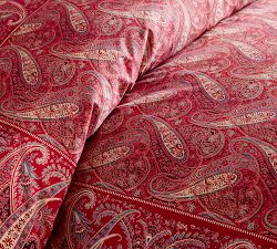 Blair Paisley Percale Duvet Cover