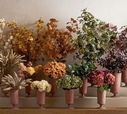 Faux Green Turning Oak Branch