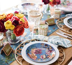 Meadow Floral Stoneware Salad Plates - Set of 4