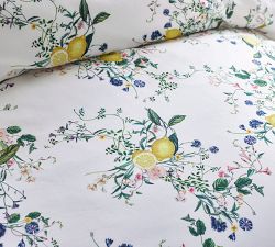 Monique Lhuillier Positano Percale Duvet Cover