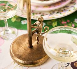 Cynthia Rowley Brass Monkey Candle Holder