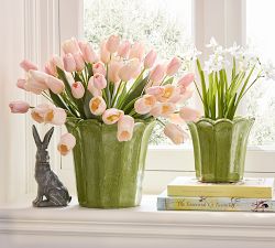Fluted Tulip Cachepots