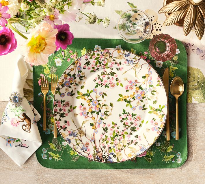 Cynthia Rowley Midsummer Night's Dream Charger Plates - Set of 4