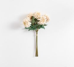 Faux Cream Dahlia Bundle