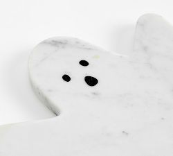 Figural Ghost Marble Cheese Board