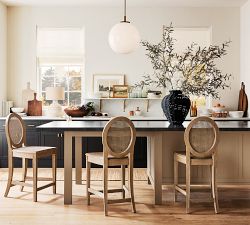 Harlow Milk Glass Round Pendant (16")