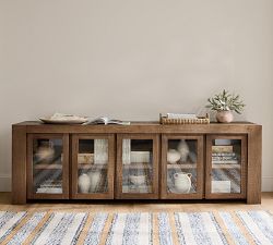 Rockport Glass Door Media Console (94")