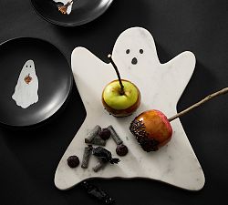 Figural Ghost Marble Cheese Board