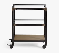 Flynn Metal Rolling Storage Cart (20")