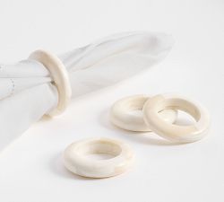 Bone Napkin Rings - Set of 4
