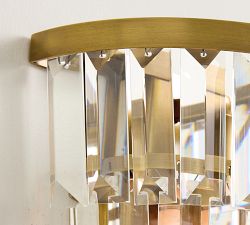 Gemma Crystal Tiered Sconce (8")