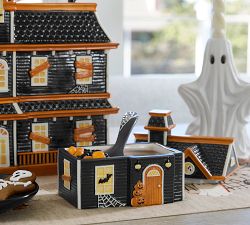 Haunted House Lidded Bowl with Spoon