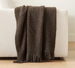 Boucle Knit Throw - Thumbnail 2