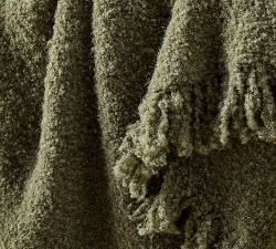 Boucle Knit Throw - Thumbnail 2