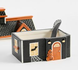 Haunted House Lidded Bowl with Spoon