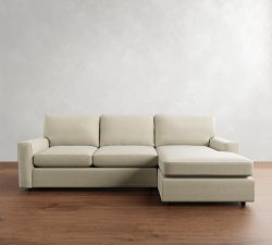 Pearce Modern Square Arm Chaise Sectional (102"&ndash;132")