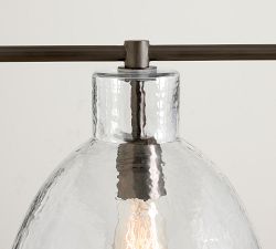 Bridget Recycled Glass Linear Chandelier (42")